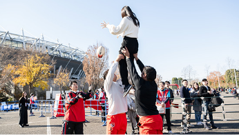 ラグビー体験コーナー（メインイベント）