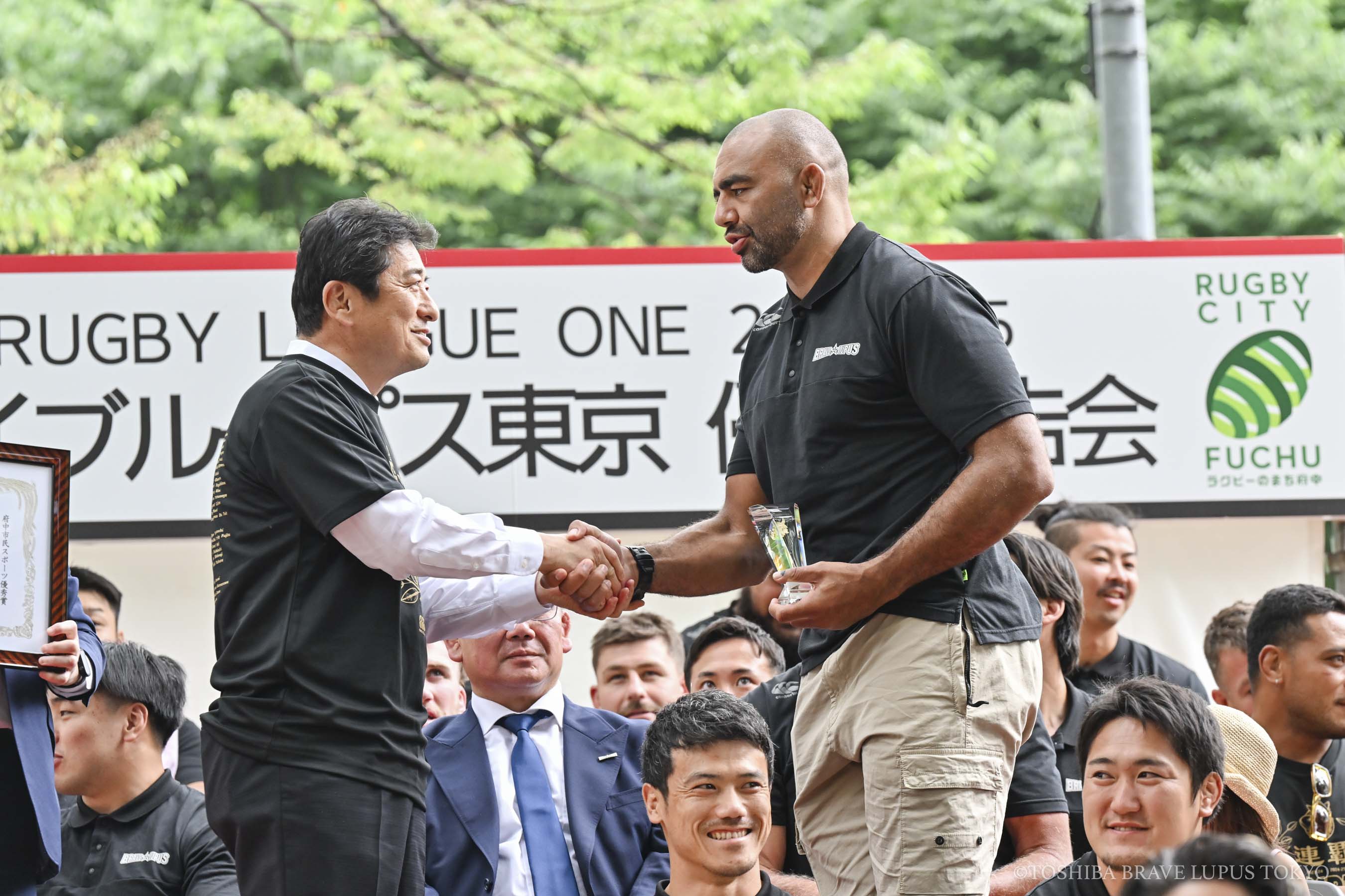 2025/6/7（府中市）
「府中市主催 優勝パレード/報告会」開催